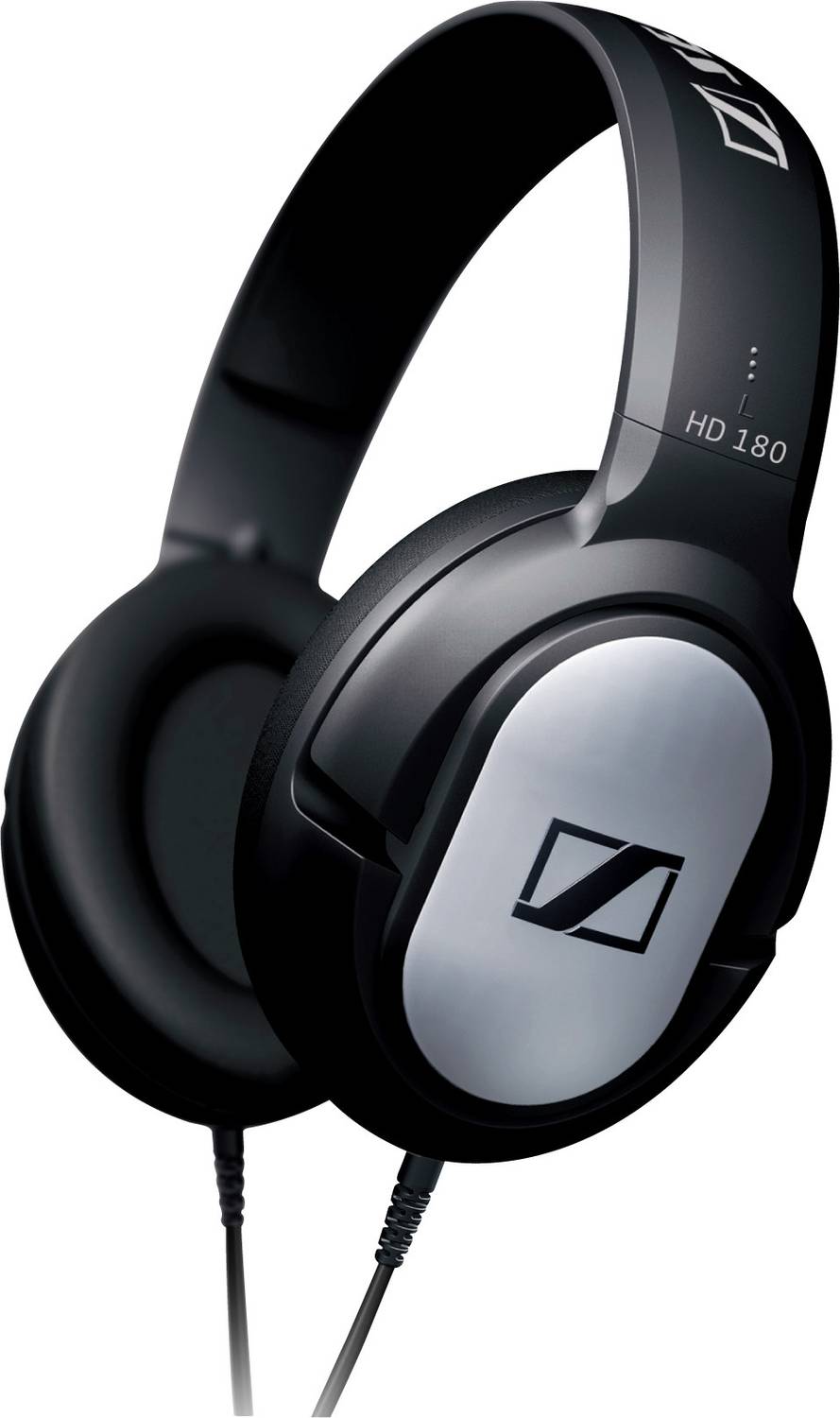 Sennheiser HD 180 Wired without Mic Headset (Black, On the Ear)