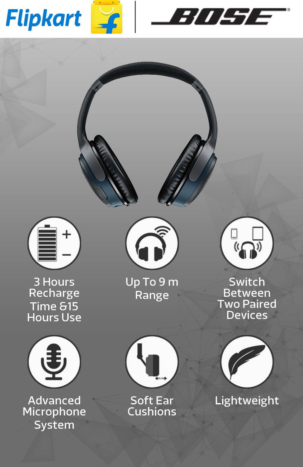 値下げ可！Bose SoundLink around-ear bose-soundlink-around-ear-ii-
