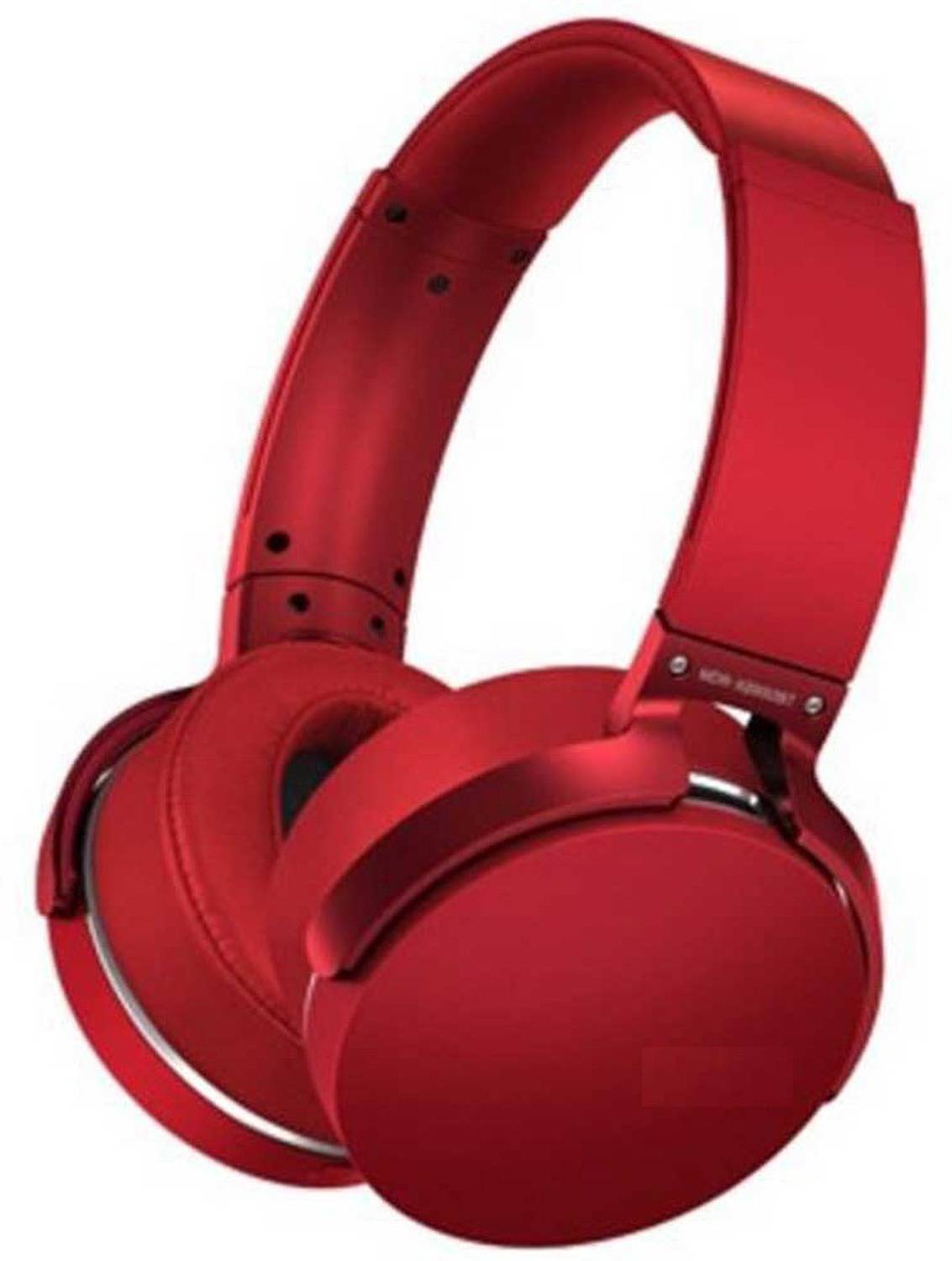 A CONNECT Z MDRZX-330BT-801 Bluetooth without Mic Headset (Red, O