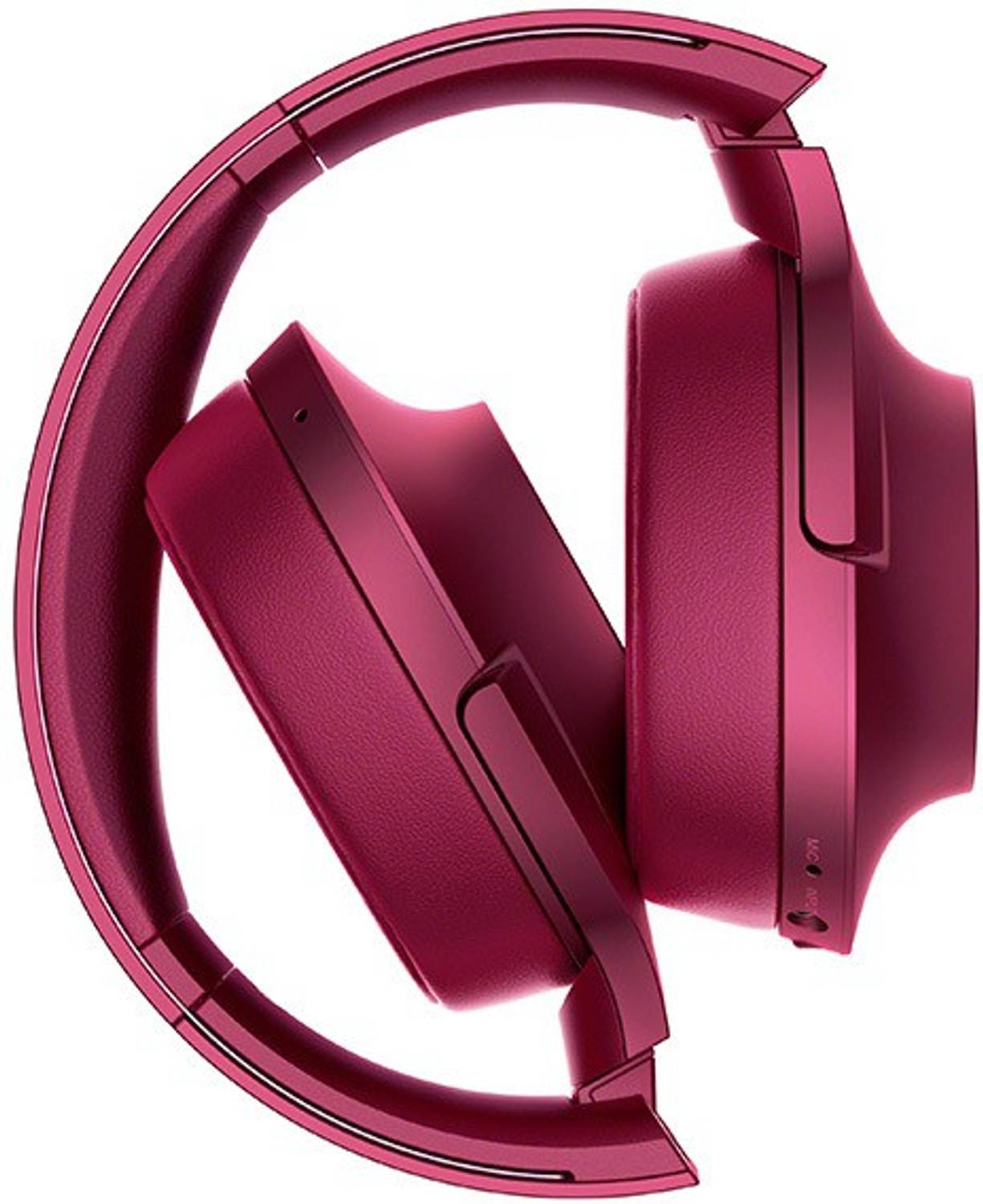 A CONNECT Z On-hear-413 Wired without Mic Headset (Pink, On the E