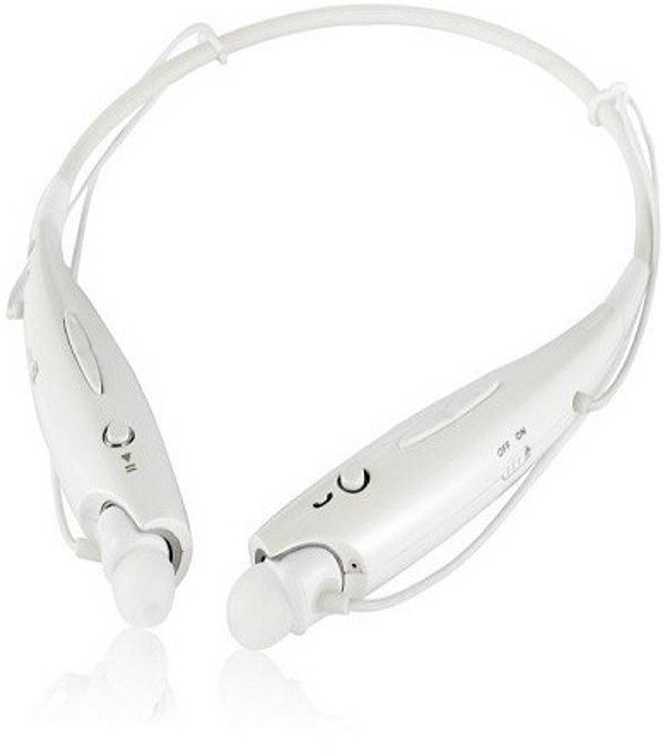 Pixxtech hbs730 pixx Bluetooth Headset (White, In the Ear)