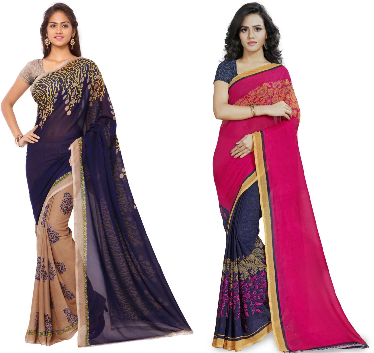 Anand Sarees Printed Bollywood Georgette Saree