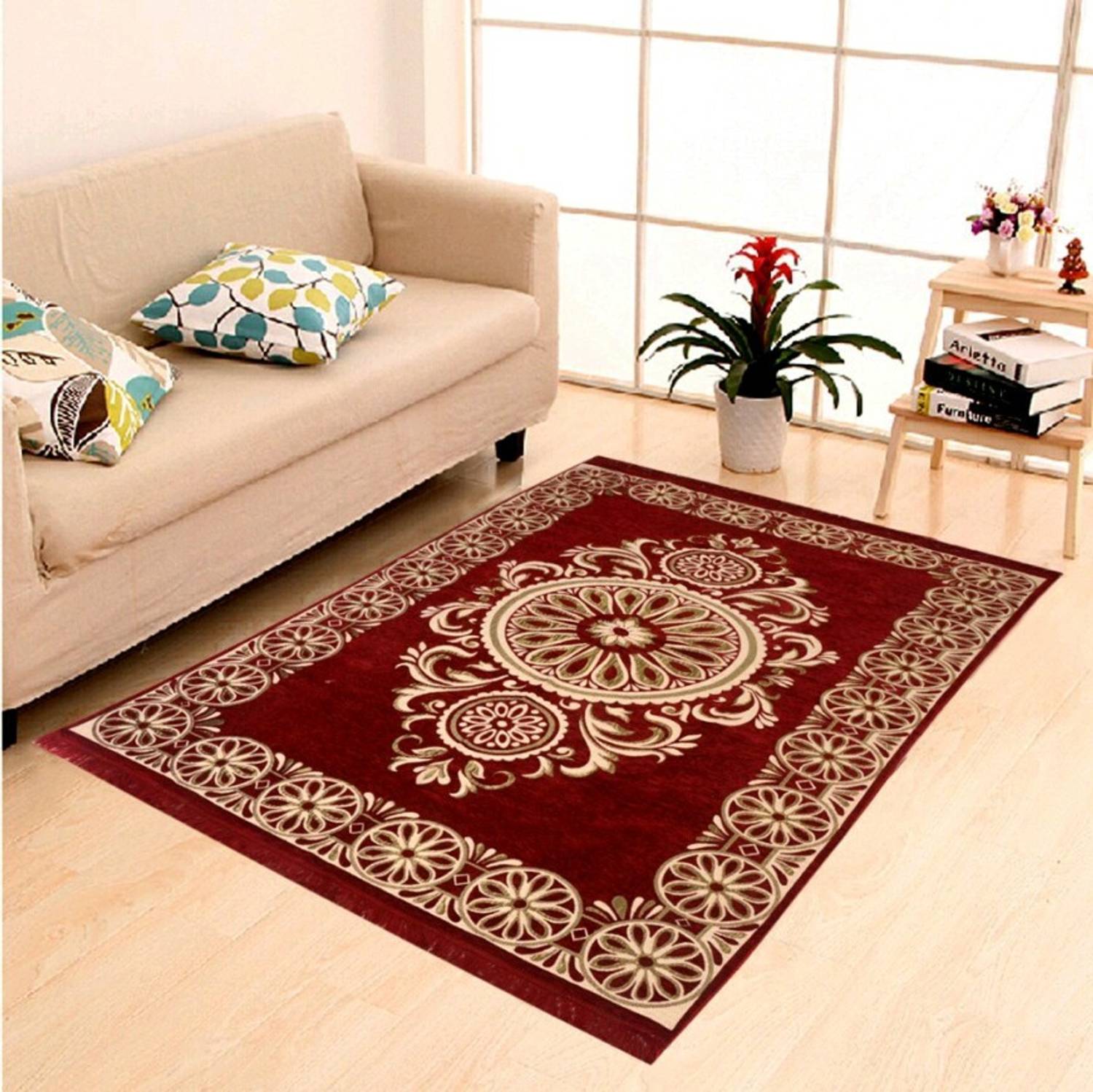 Mr. Ruhal 121 cm X 183 cm Cotton Carpet