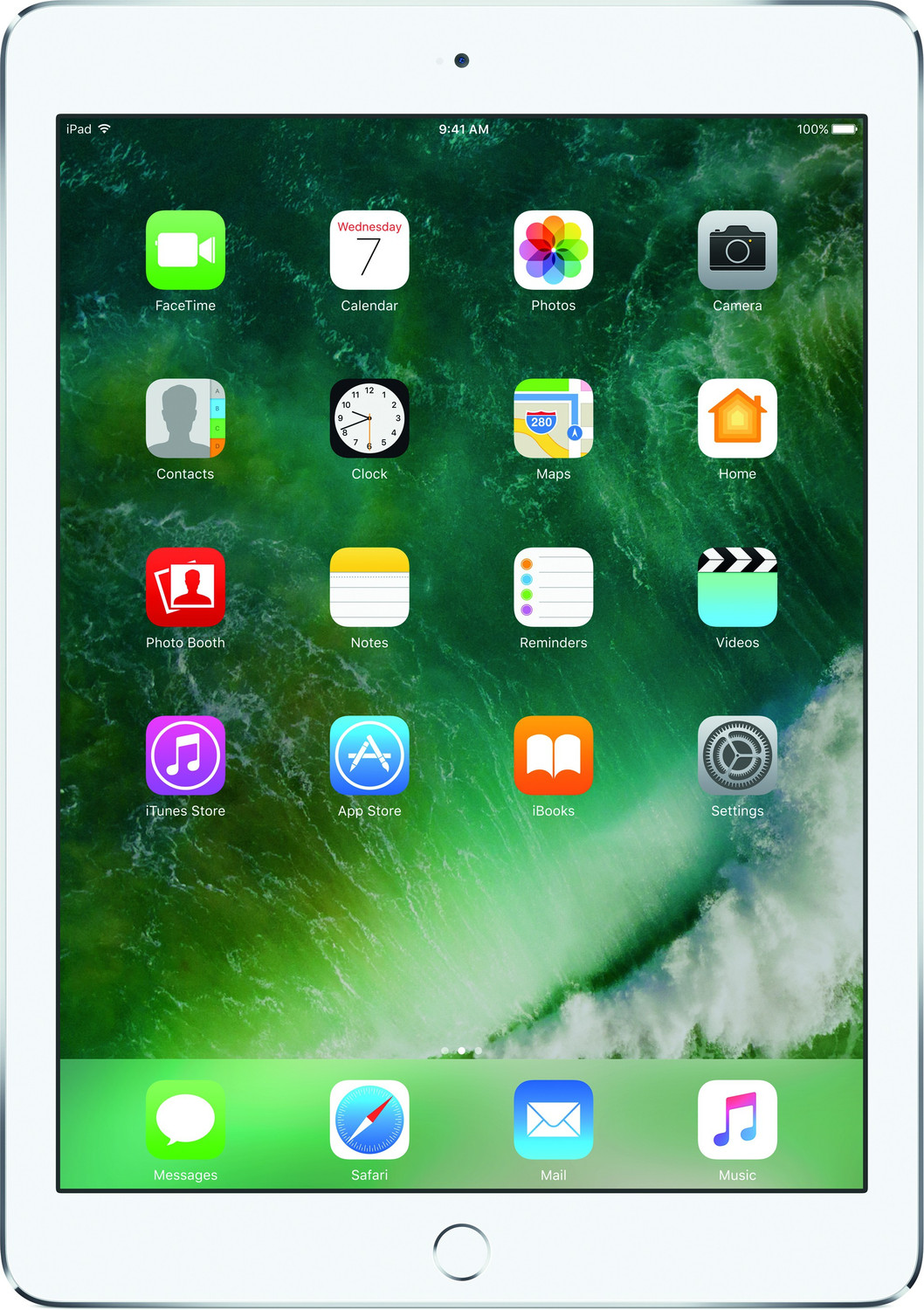 Image of Apple iPad 32 GB ROM 11 inch with Wi-Fi Only A9 Chip with 64-bit Architecture with Embedded M9 Co-processor (Silver)
