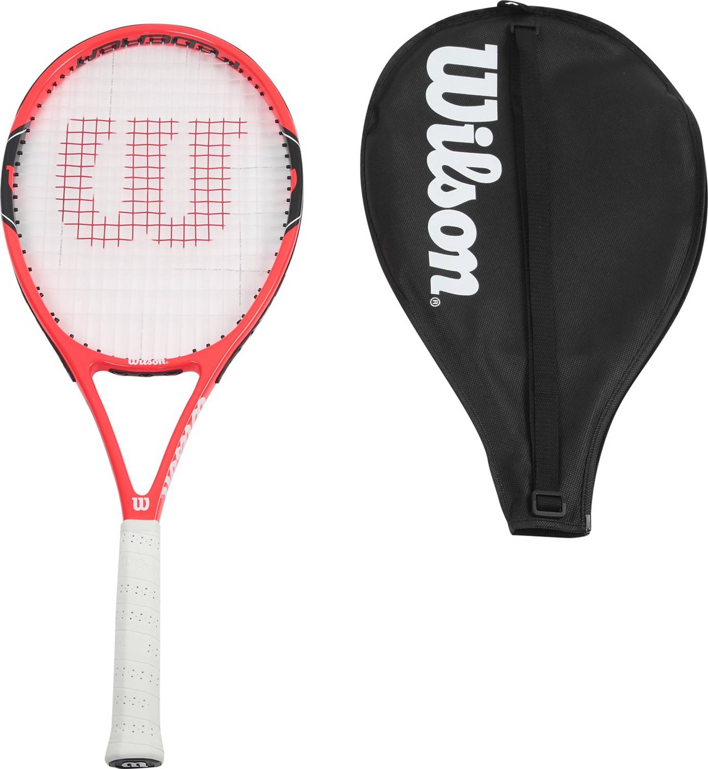 WILSON Federer 100 Red, White Strung Tennis Racquet - Buy WILSON