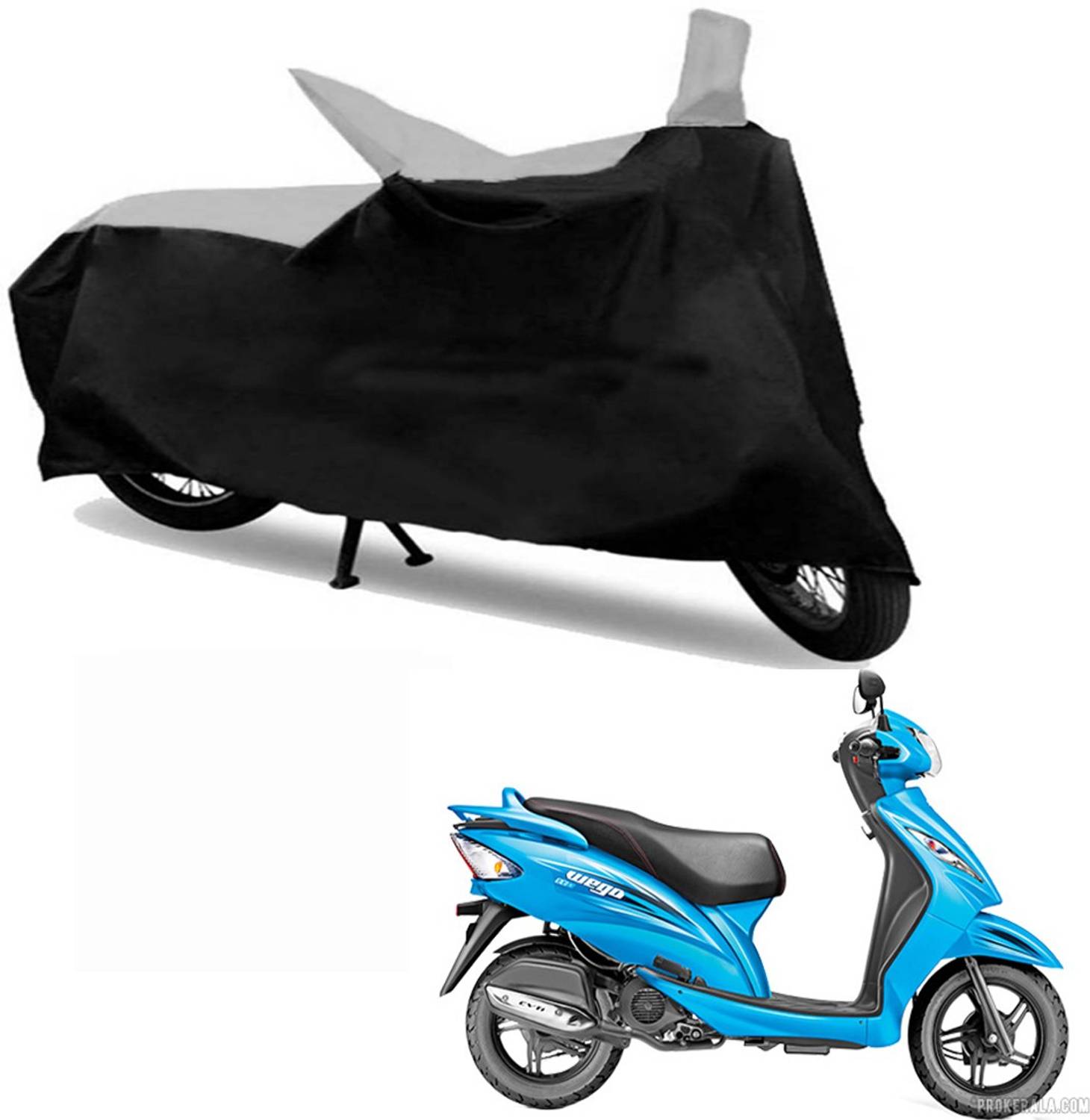 Ak Kart Two Wheeler Cover for TVS