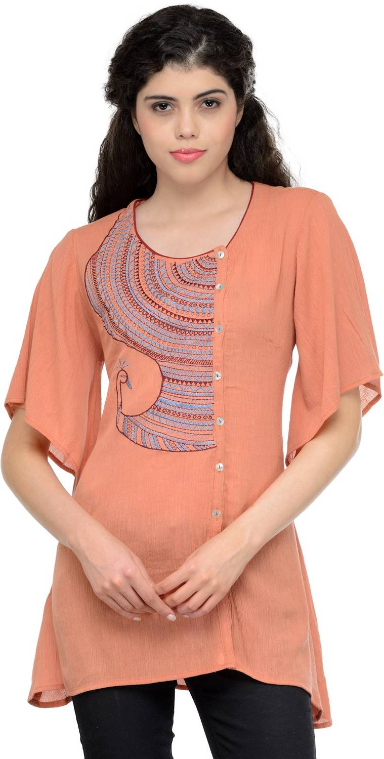 BITTERLIME Women Embroidered Straight Kurta