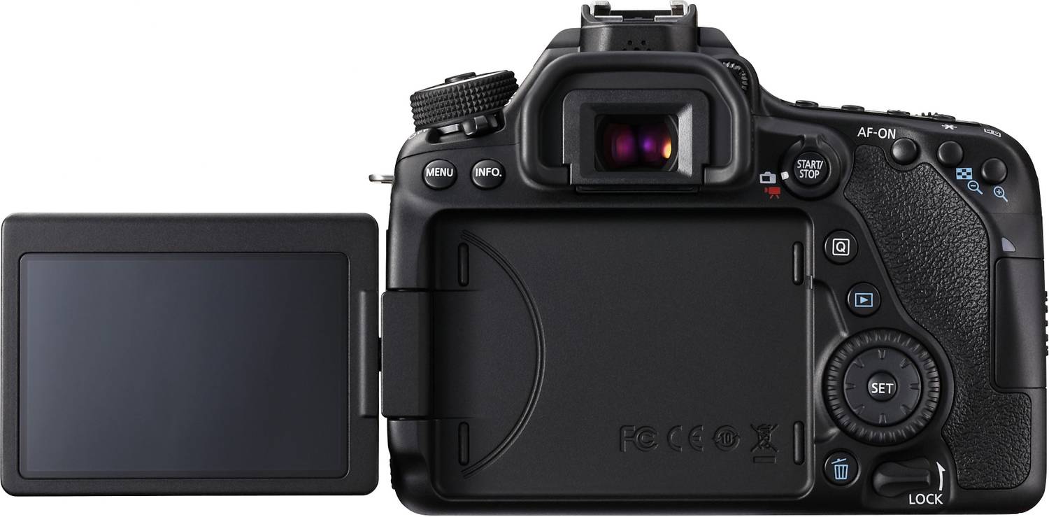 Canon EOS 80D DSLR Camera Body with Single Lens: EF-S 18-55 IS STM
