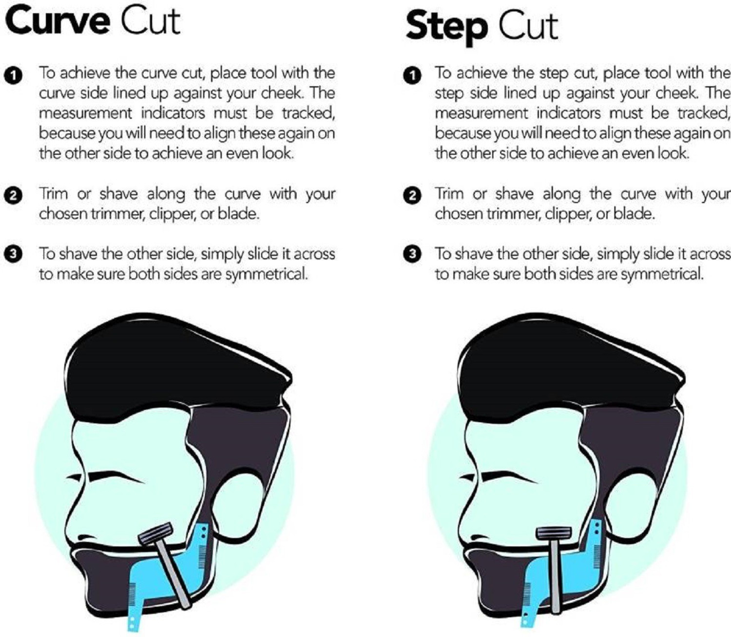 Image of Majik Trimmer for Any Type of Beard For Unique Style Comb