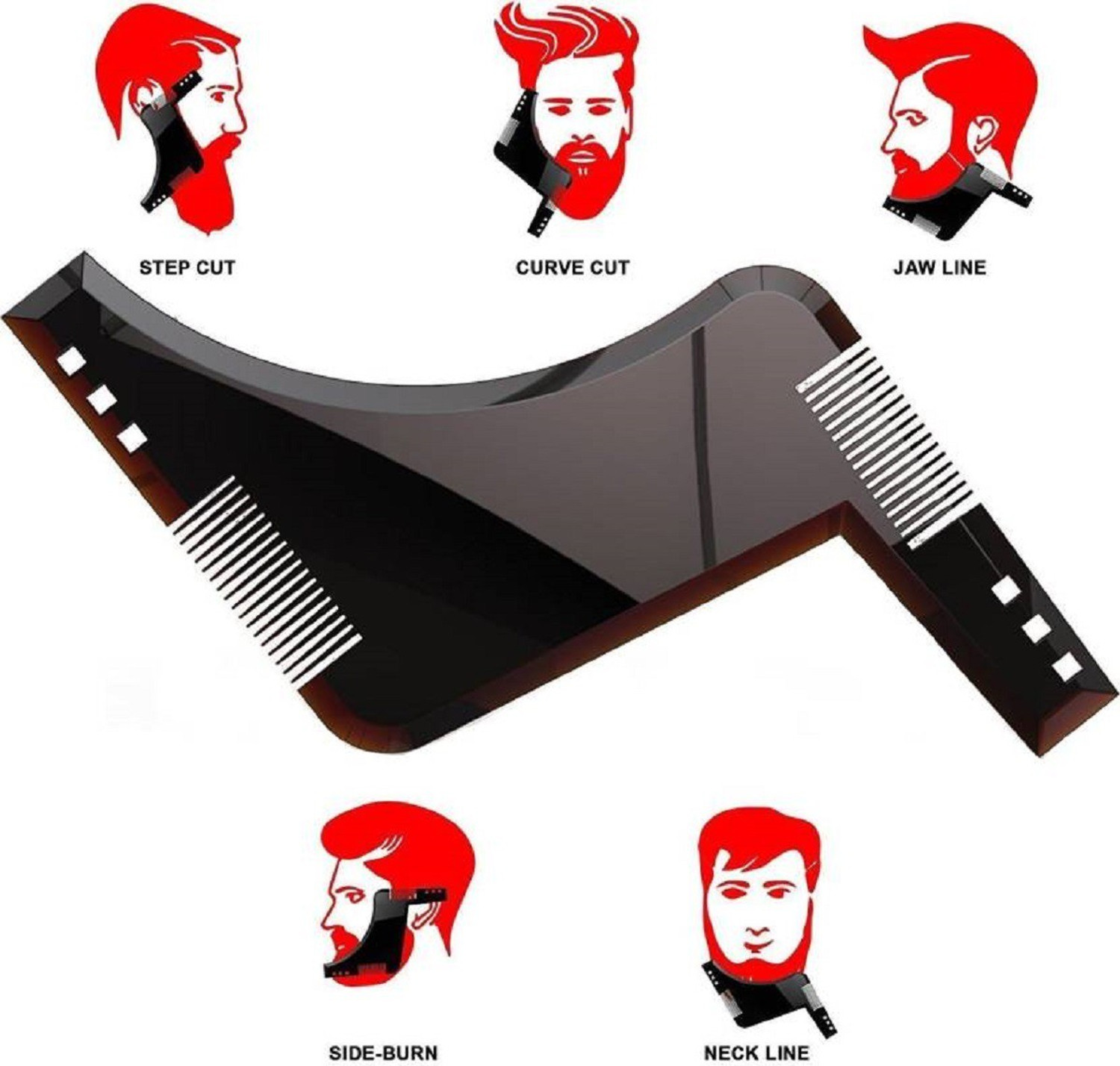 Image of Majik Trimmer for Any Type of Beard For Unique Style Comb