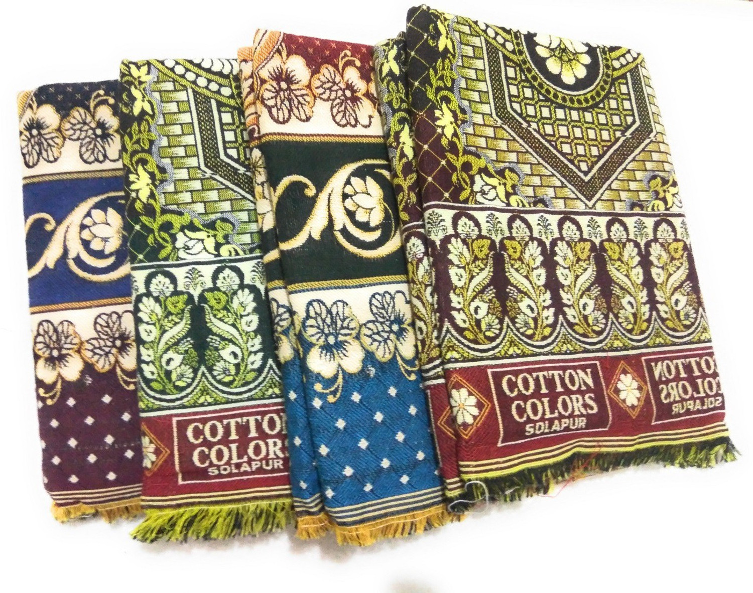 Image of Cotton colors Floral Single Top Sheet for Mild Winter (Microfiber, Multicolor)