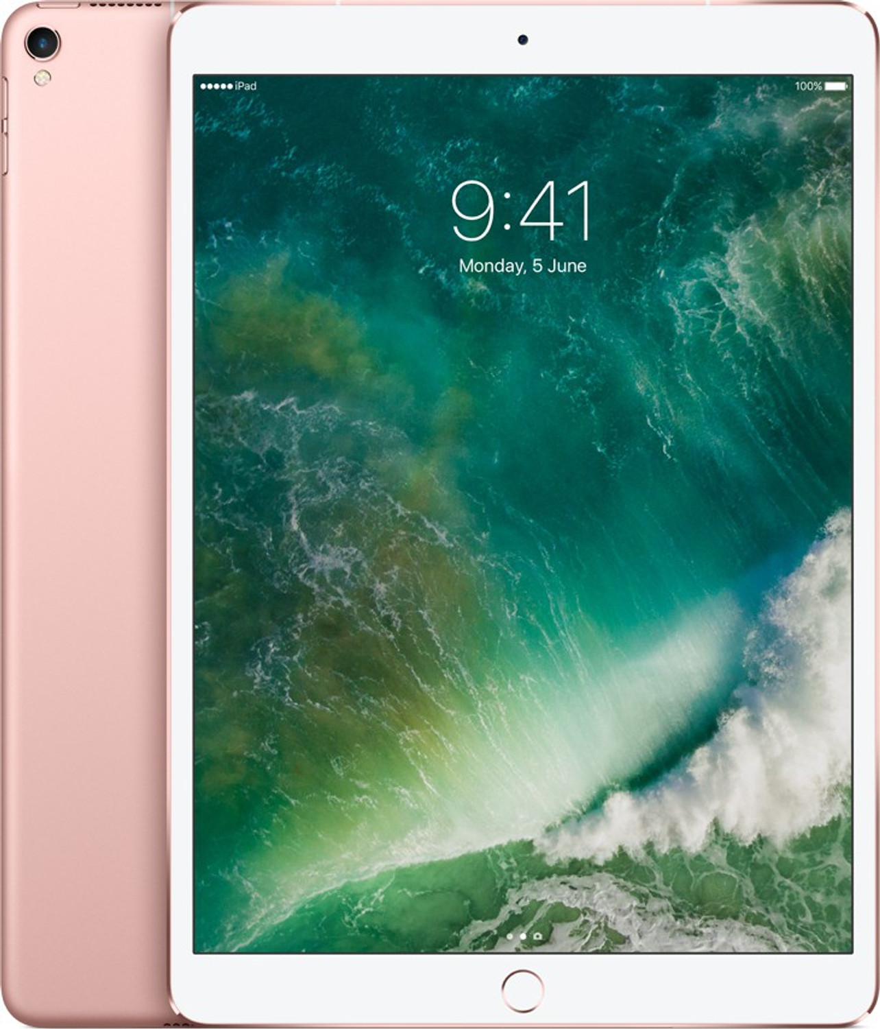 Image of Apple iPad Pro 256 GB ROM 10.5 inch with 4G A10X Fusion Chip with 64‑bit Architecture with Embedded M10 Coprocessor (Rose Gold)