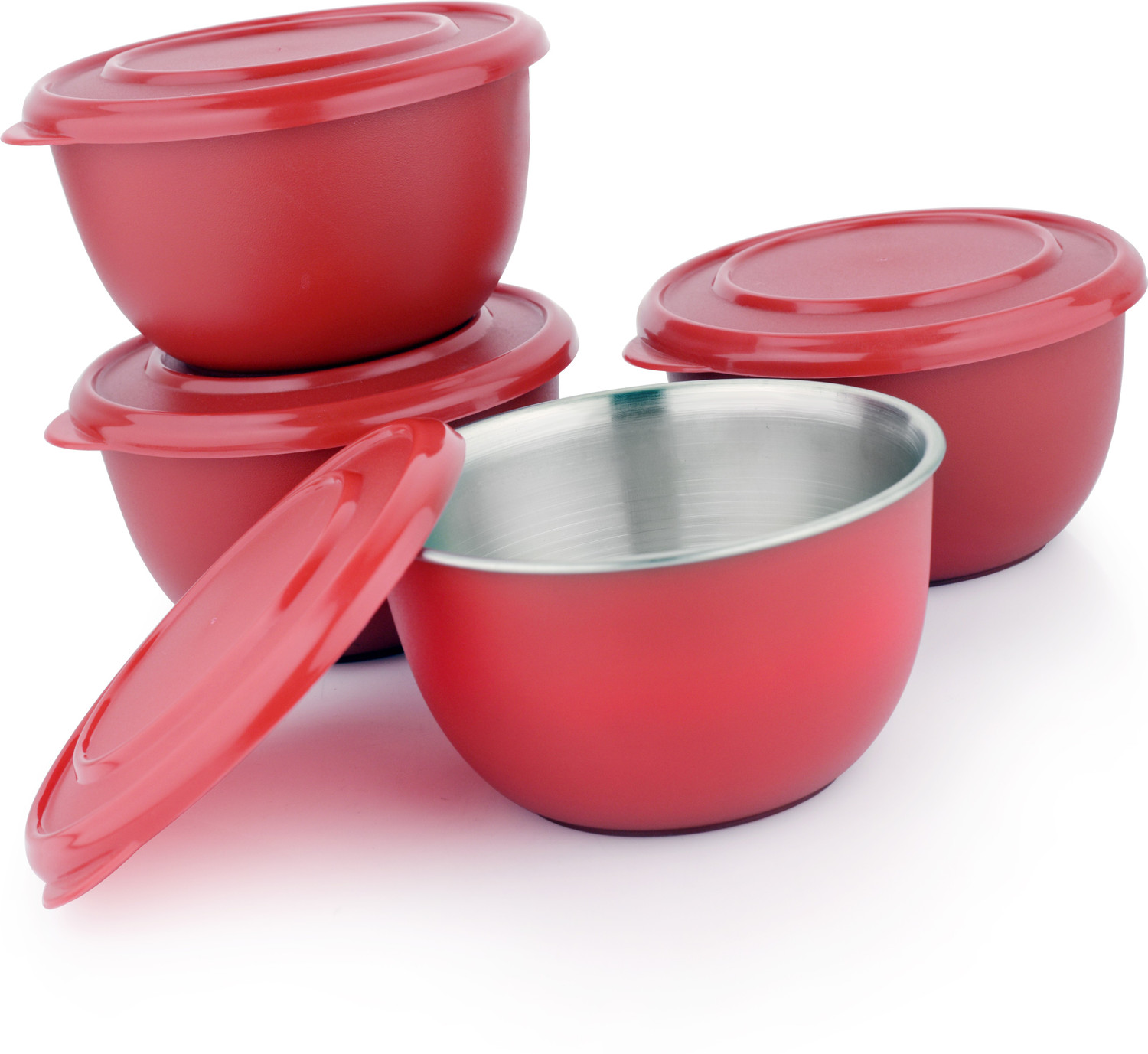 Image of liefde Stainless Steel Storage Bowl Microwave Safe Bowls