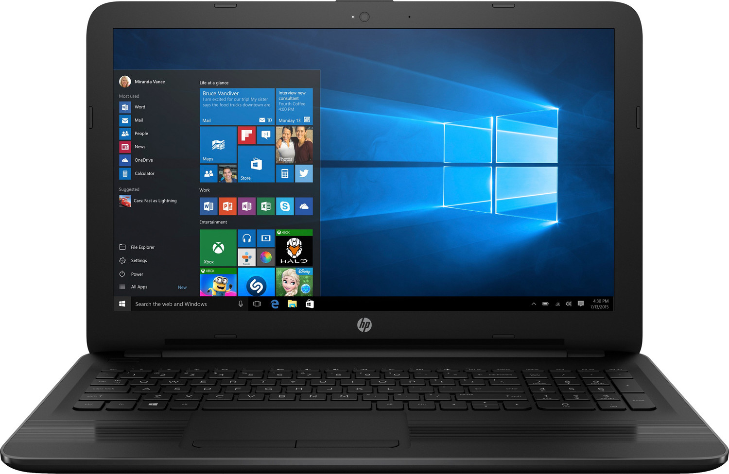Image of HP 15 Intel Core i3 6th Gen 6006U - (4 GB /1 TB HDD /Windows 10 Home) 15-be014TU Laptop
