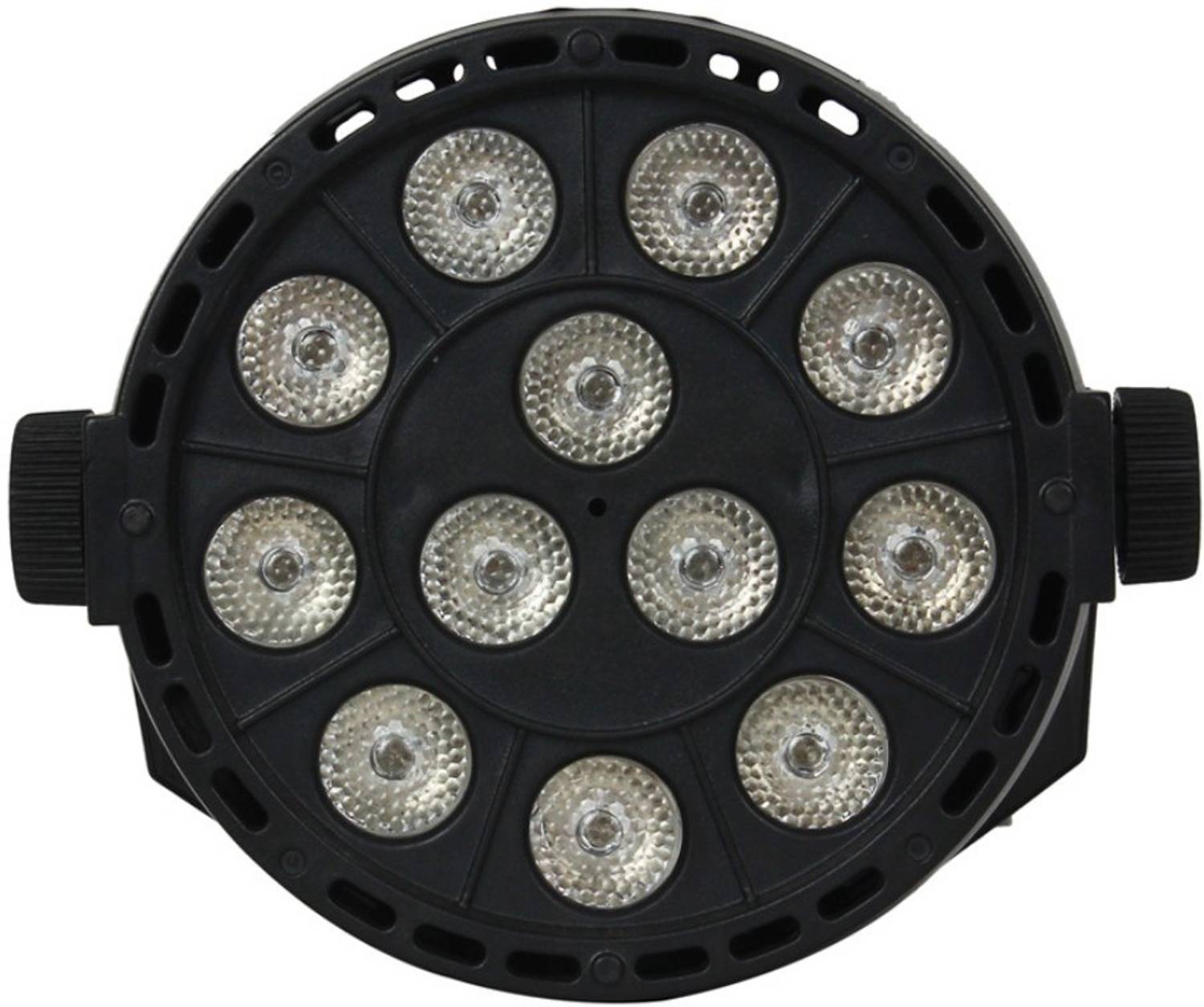 Anoralux LED PAR Stage Lights 12 pcs x 2W LED RGB 8 colors in 1 Stage Lighting DMX-512 Stage Light for Disco Party DJ Club Single Disco Ball