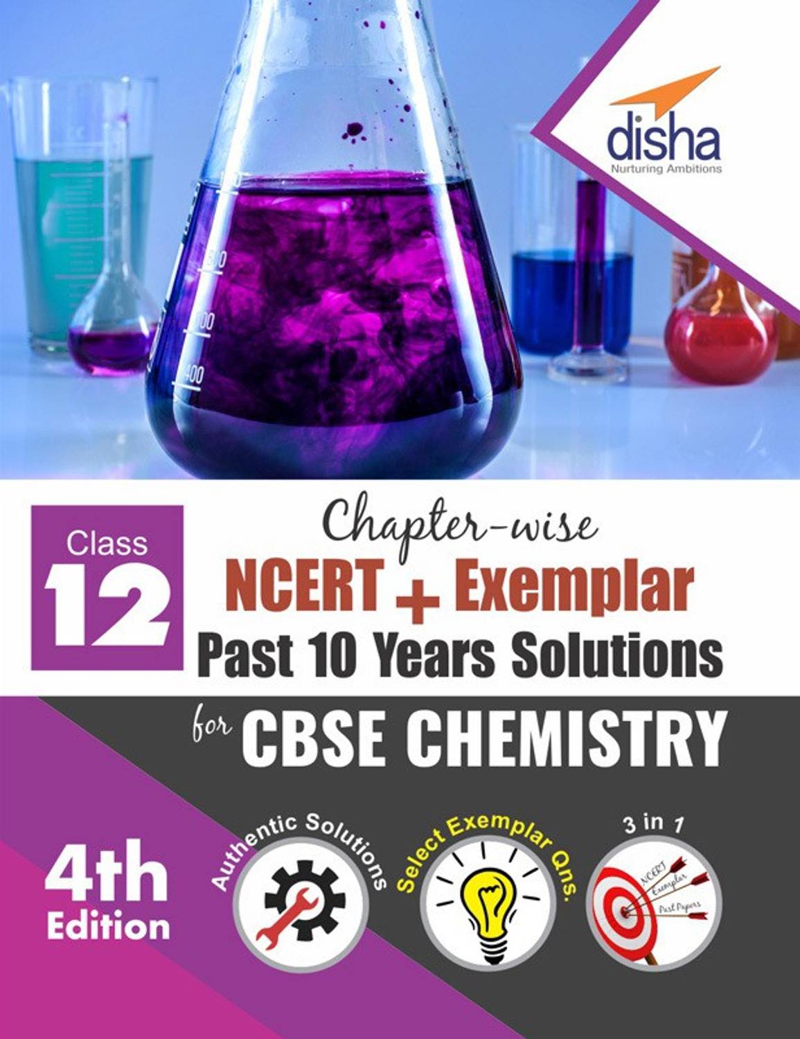 Chapter-wise NCERT + Exemplar + Past 10 Years Solutions for CBSE Class 12 Chemistry 4th Edition