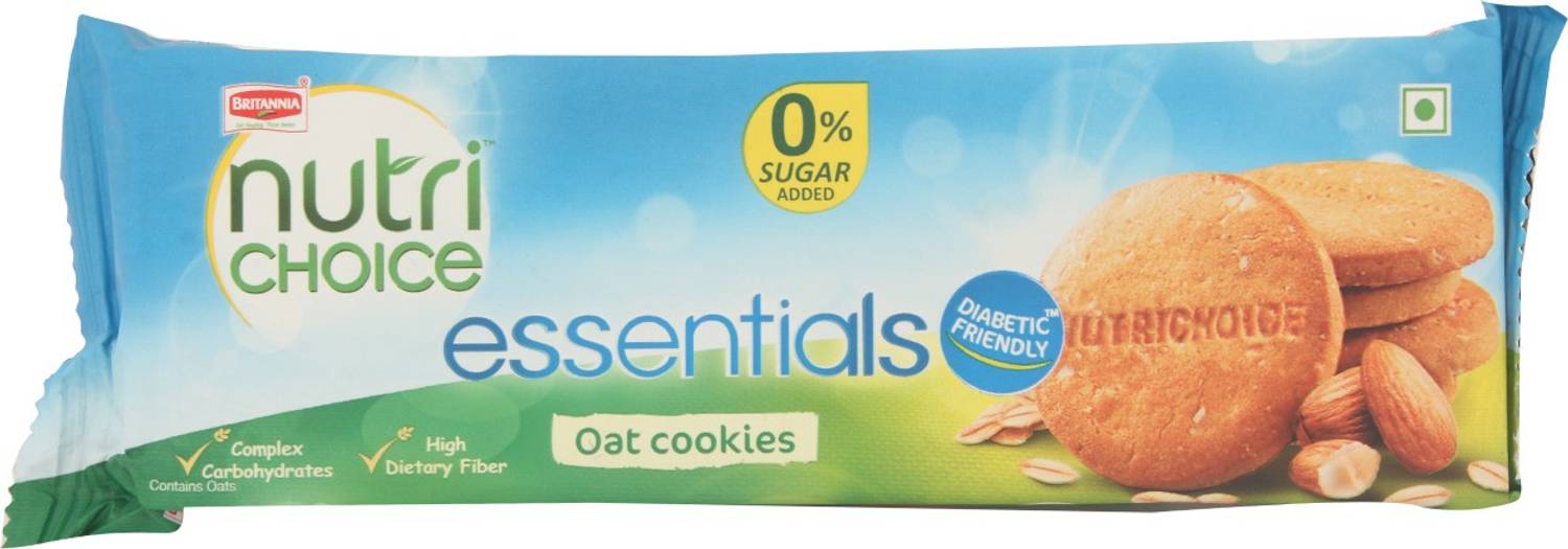 BRITANNIA Nutri Choice Essentials Oats Cookies
