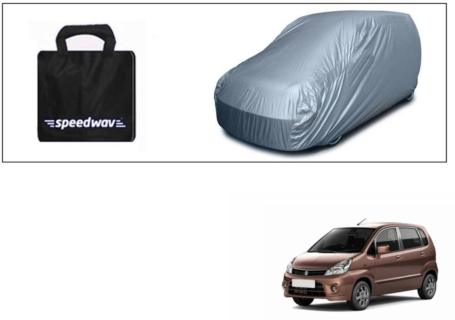 Accedre Car Cover For Maruti Suzuki Zen Estilo (Without Mirror Pockets)