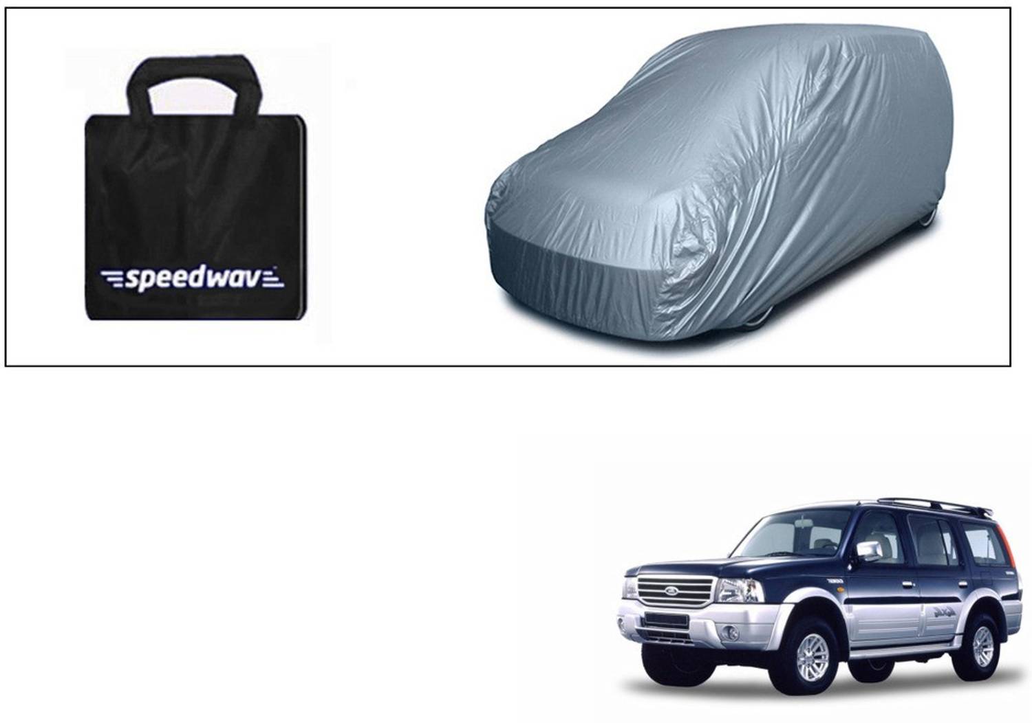 Accedre Car Cover For Ford Endeavour (Without Mirror Pockets)