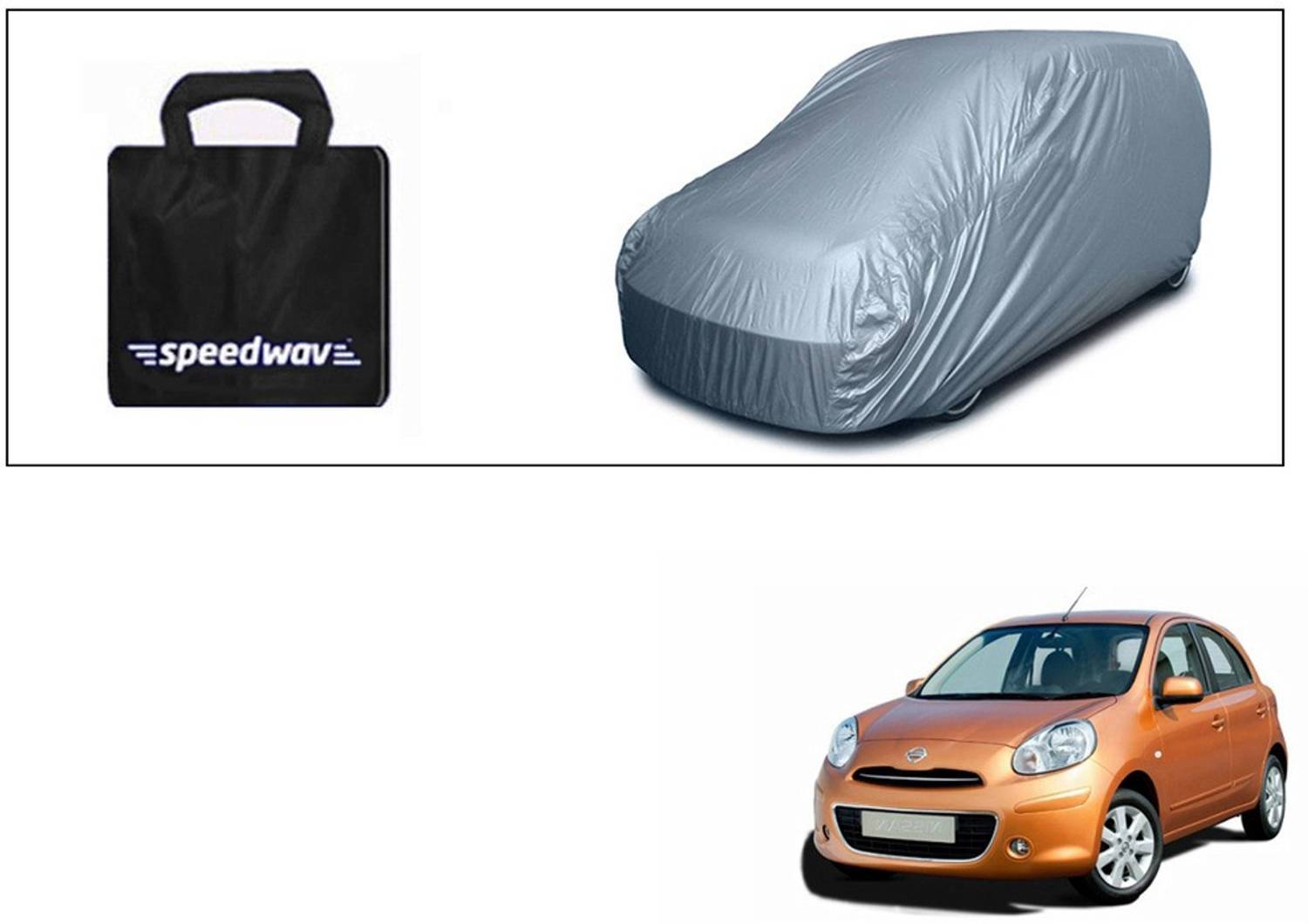 Accedre Car Cover For Nissan Micra (Without Mirror Pockets)