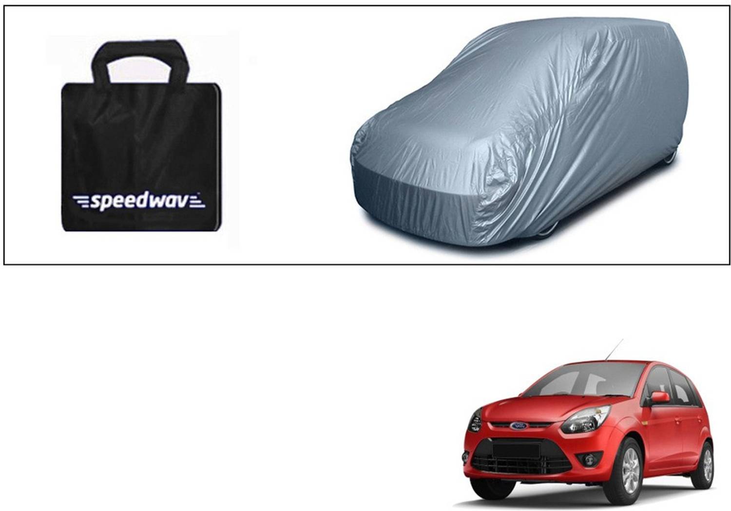 Accedre Car Cover For Ford Figo (Without Mirror Pockets)