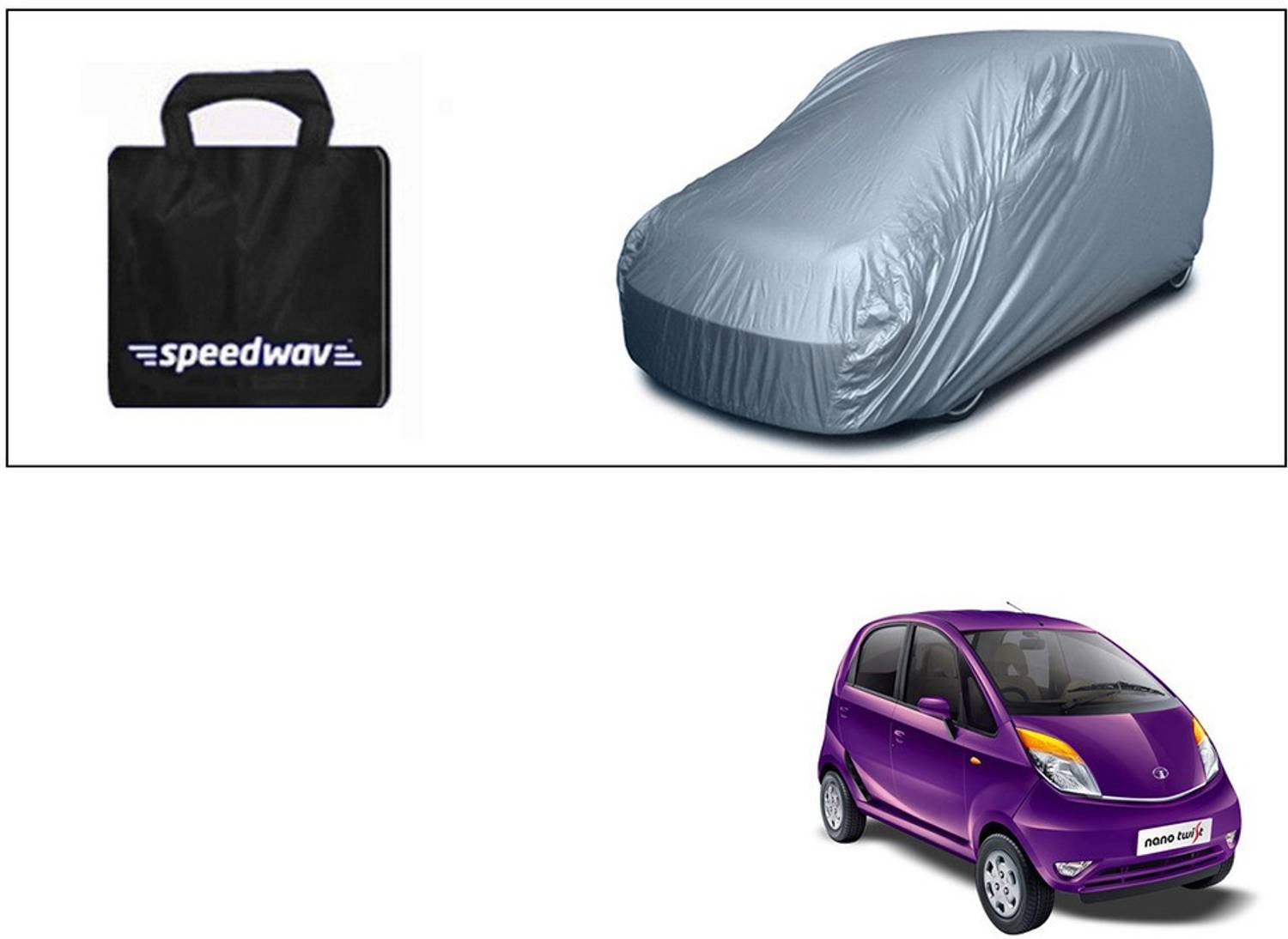 Accedre Car Cover For Tata Nano (Without Mirror Pockets)