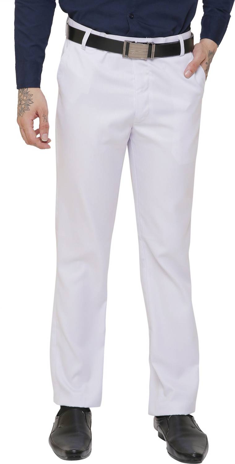 AD & AV Regular Fit Men Black Trousers