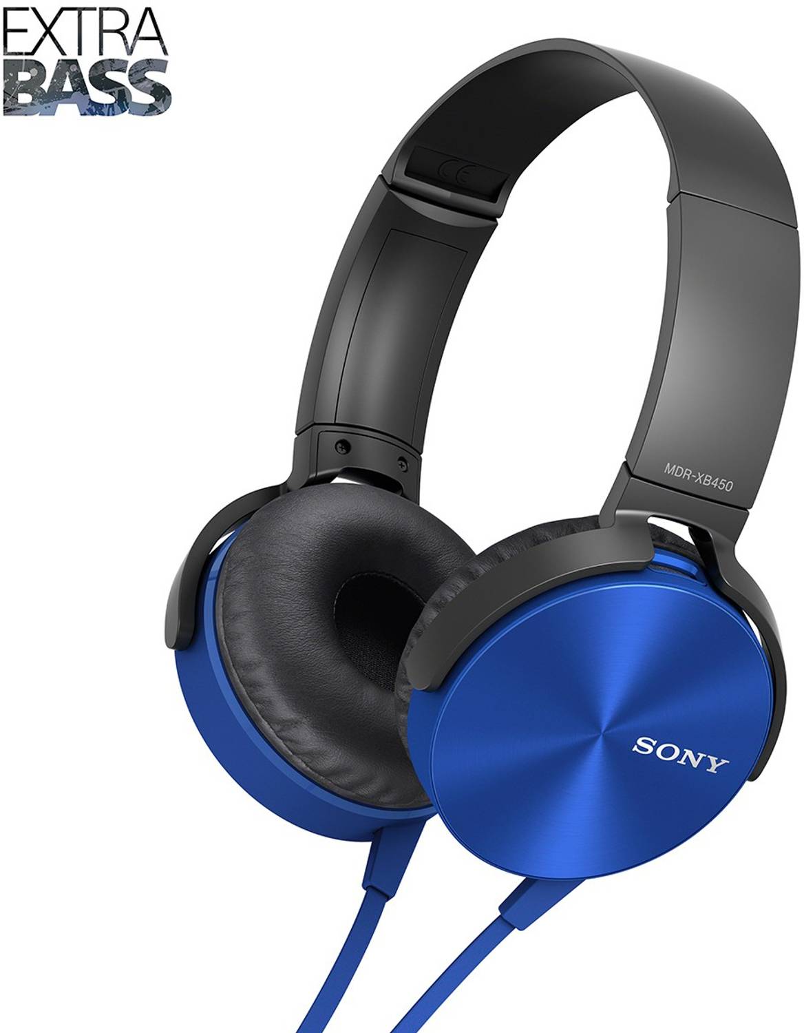 Sony XB450 Wired without Mic Headset (Blue, On the Ear)