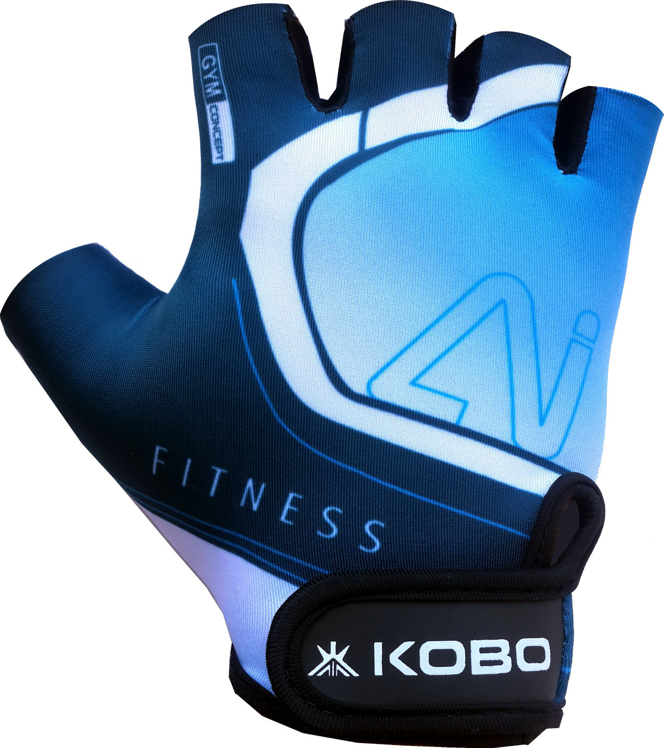 Image of KOBO Exercise Weight Lifting Grippy Hand Protector Padded Training Gym & Fitness Gloves