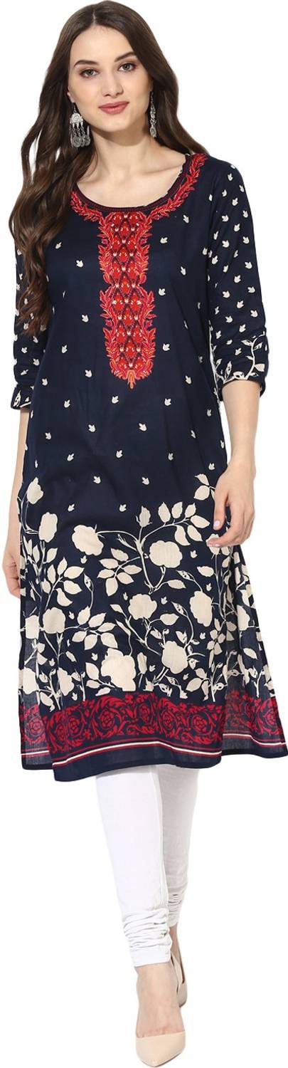 AHIKA Women Printed Straight Kurta