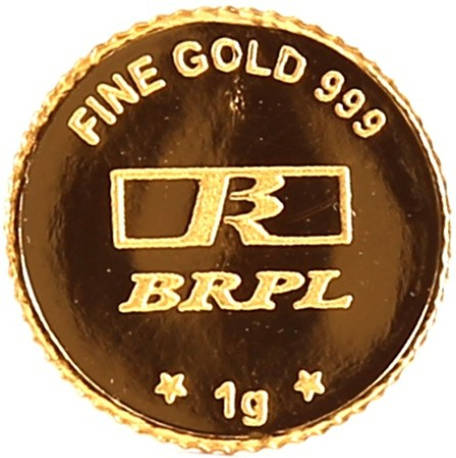 Image of Bangalore Refinery 1 Gram Ganesh 24 (999) K 1 g Gold Coin