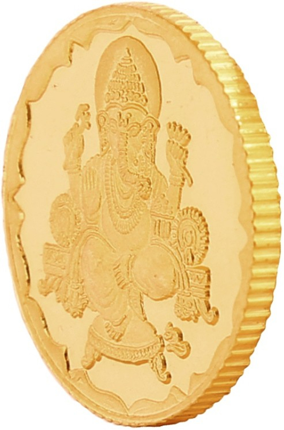 Image of Bangalore Refinery 1 Gram Ganesh 24 (999) K 1 g Gold Coin