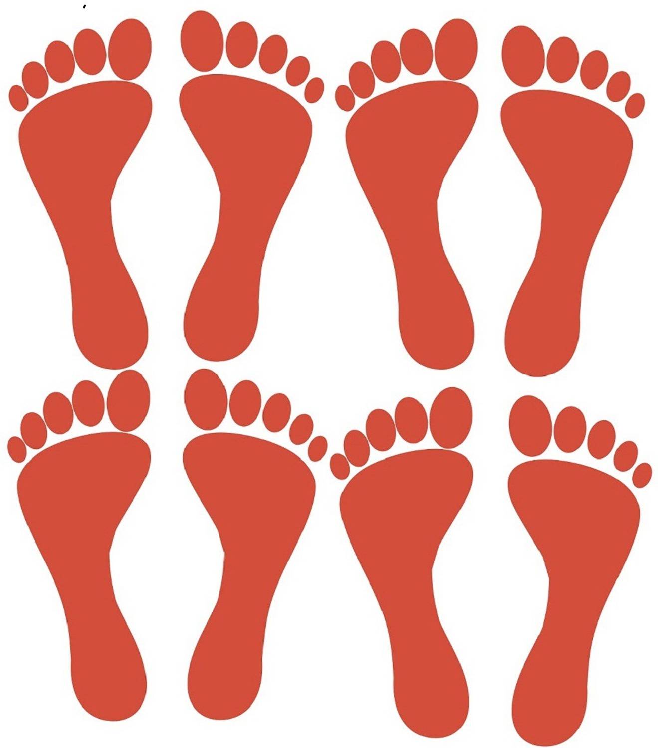 Asmi Collections 200 cm Goddess Lakshmi Footprints Removable Sticker