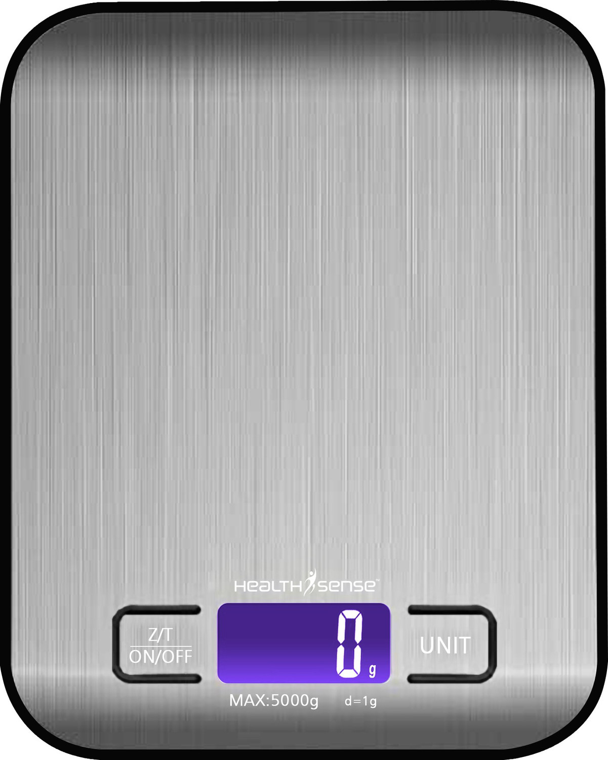 Image of Health Sense Chef-Mate Stainless Stell Digital Kitchen Scale Weighing Scale