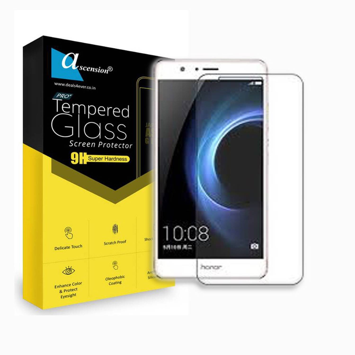 Ascension Tempered Glass Guard for Huawei Honor V9, Huawei Honor 8 pro