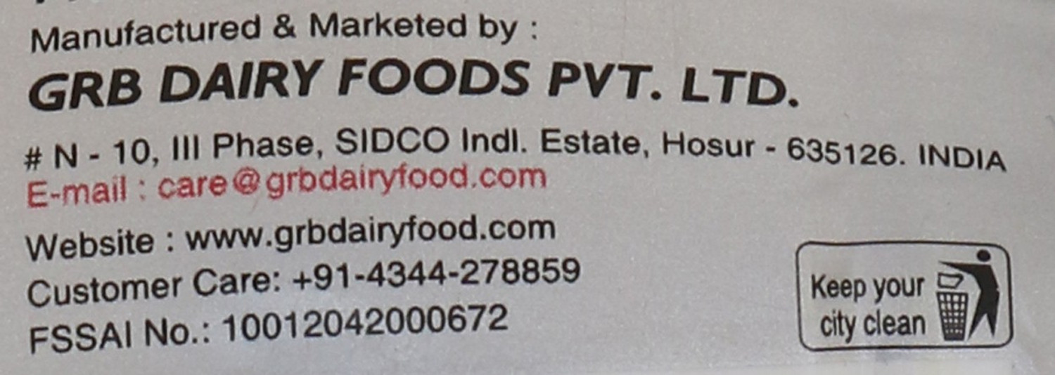 Image of GRB Cow Ghee Plastic Bottle