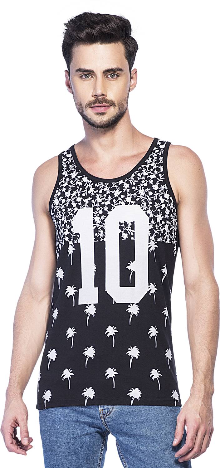 Alan Jones Graphic Print Men Scoop Neck Black T-Shirt