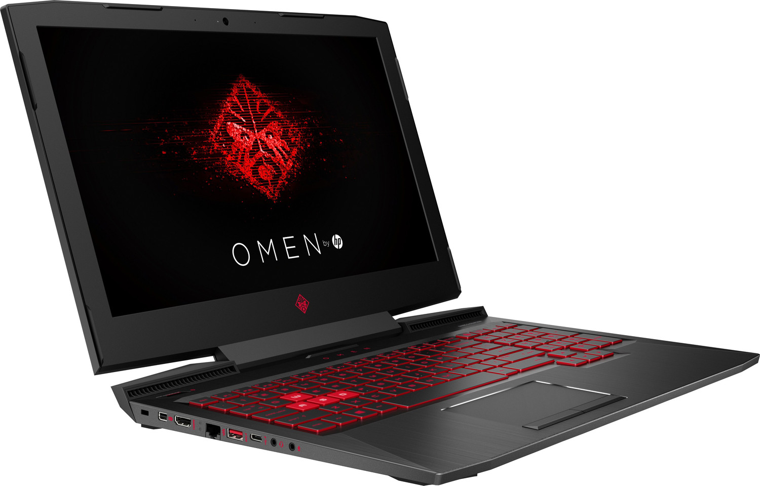 Image of HP Omen Intel Core i7 7th Gen 7700HQ - (16 GB /1 TB HDD /128 GB SSD /Windows 10 Home /4 GB Graphics /NVIDIA GeForce GTX 1050Ti) 15-ce072TX Gaming Laptop