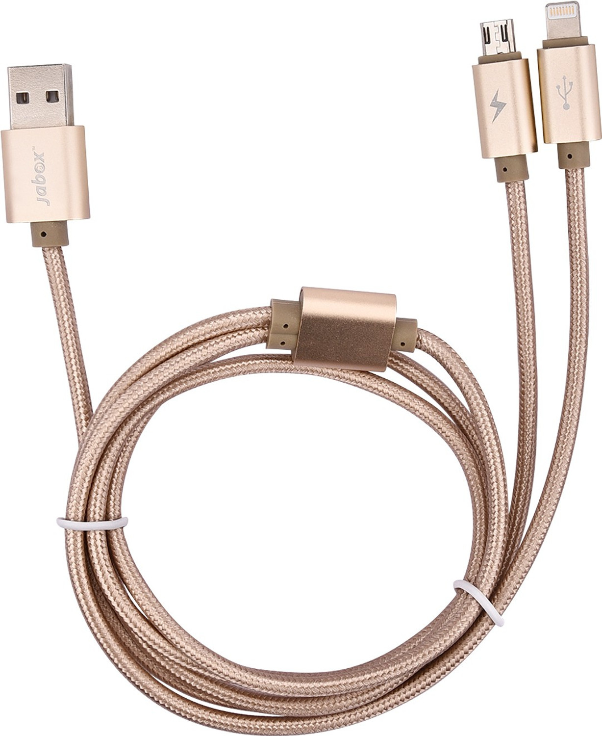Image of JABOX Lightning Cable 2 A 1 m Premium Lightening and Micro