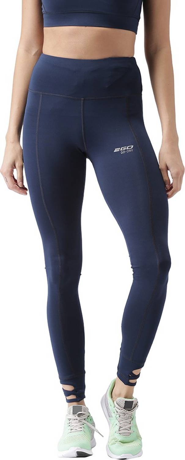 2GO Solid Women Blue Tights