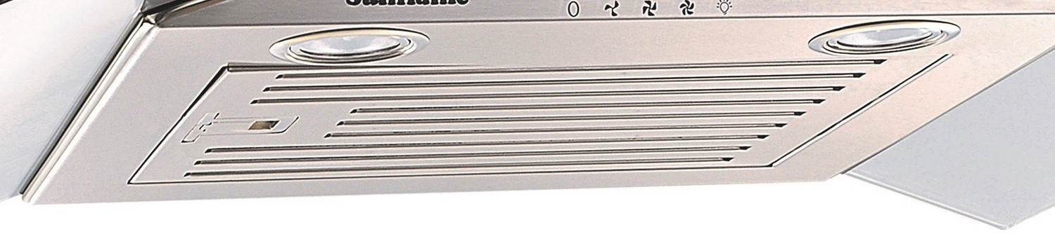Image of Sunflame TULIP 60 SS BF Wall and Ceiling Mounted Stainless Steel 1100 m3 /hr Chimney