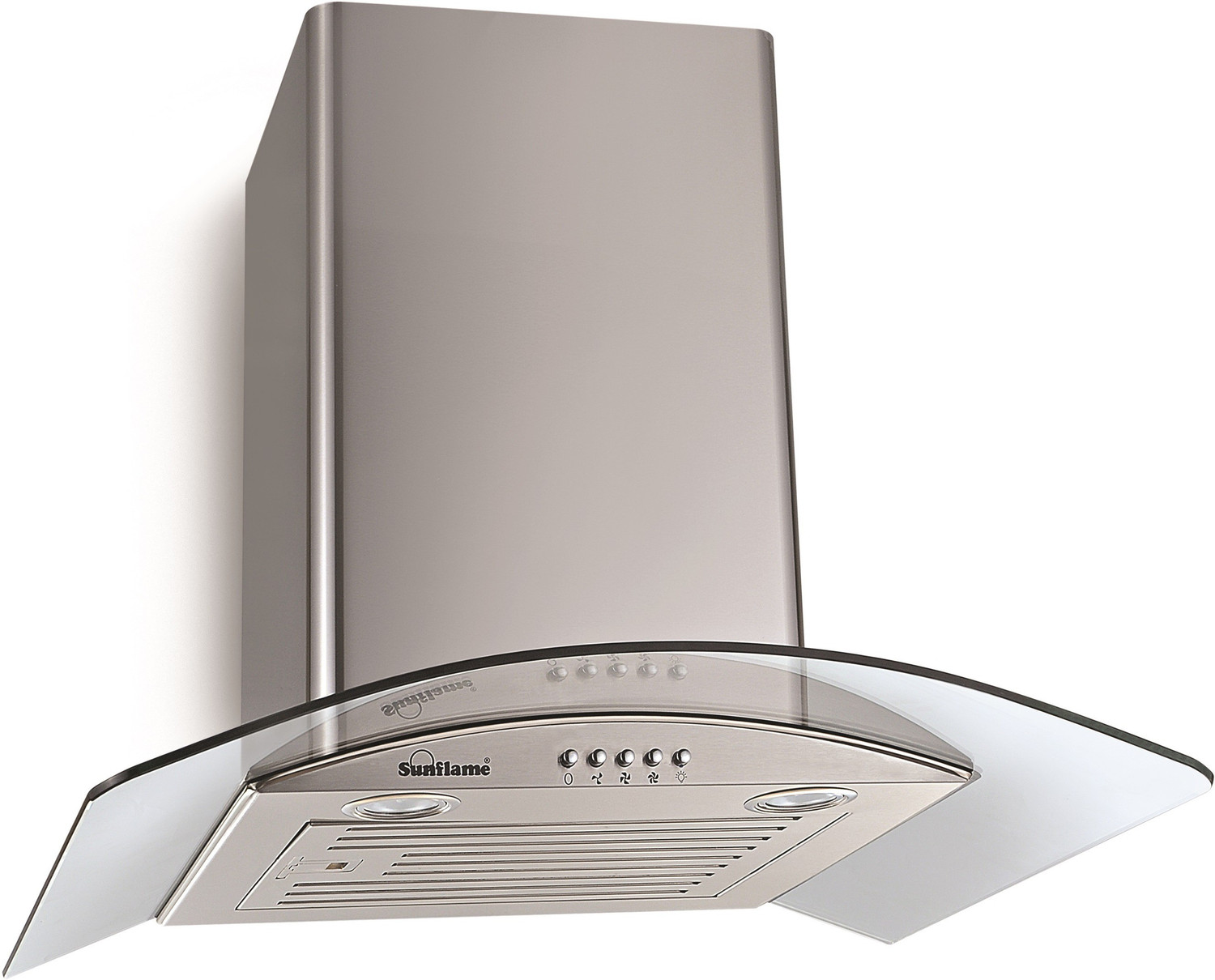 Image of Sunflame TULIP 60 SS BF Wall and Ceiling Mounted Stainless Steel 1100 m3 /hr Chimney