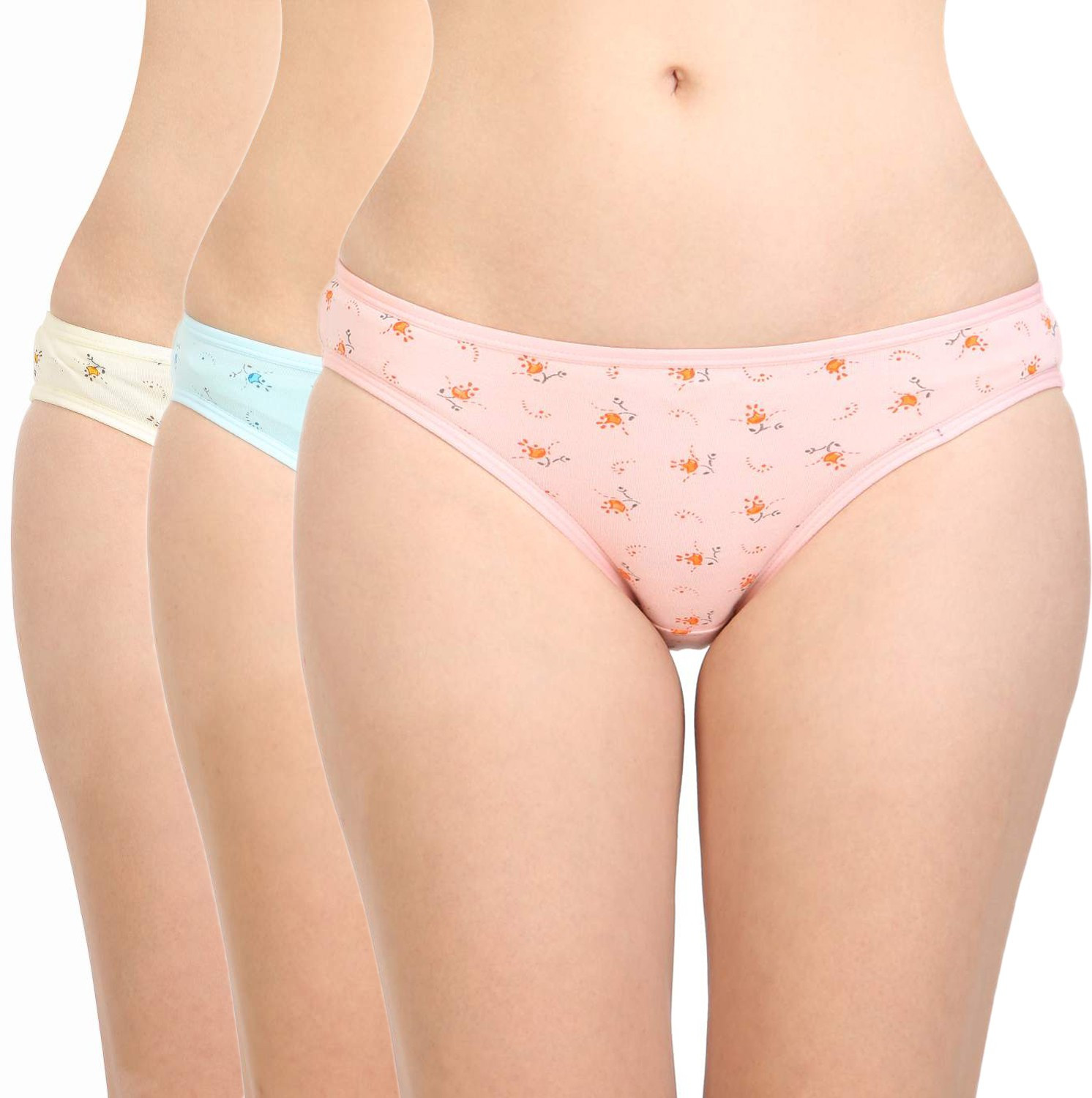 Image of BodyCare Women Hipster Multicolor Panty