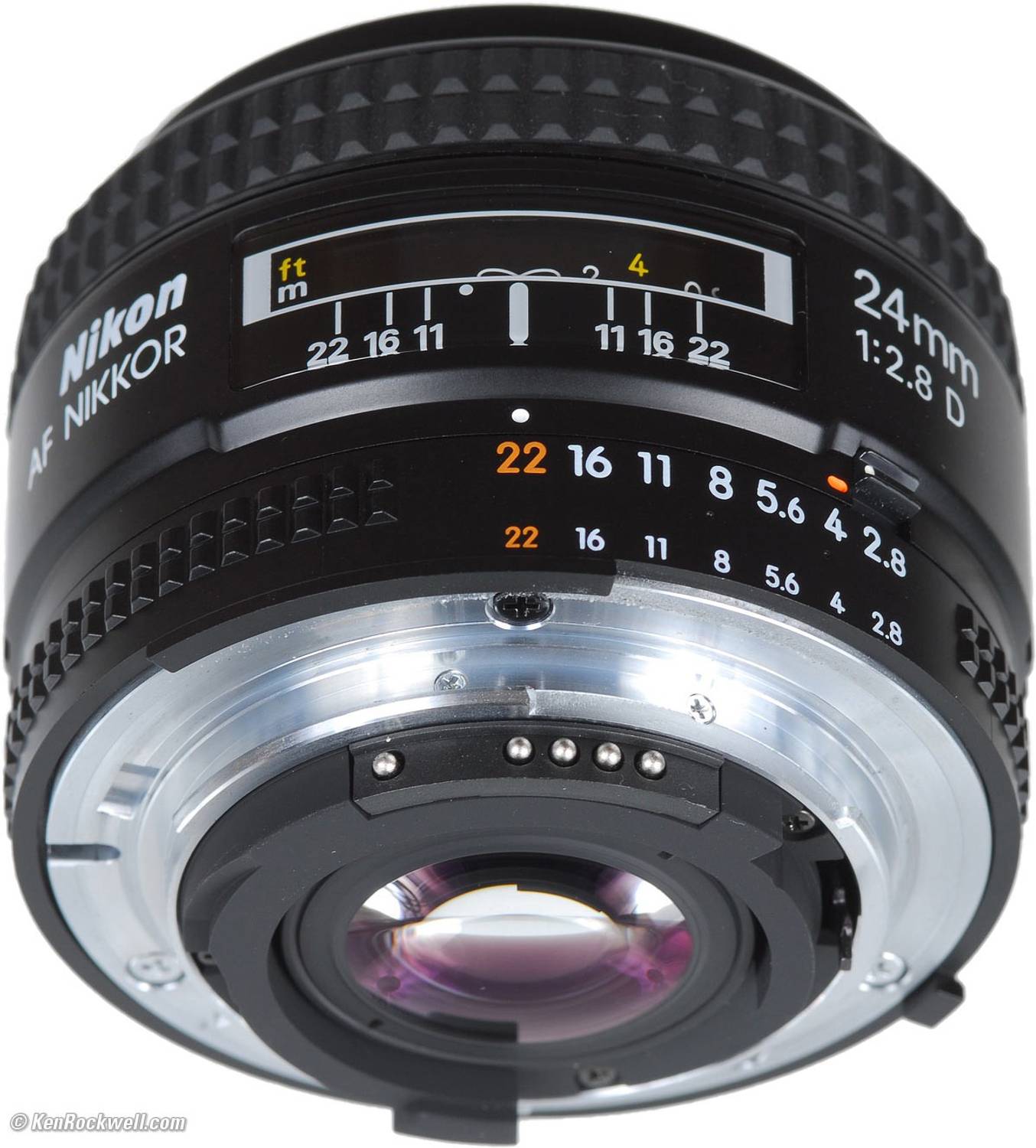 NIKON AF NIKKOR 24mm f/2.8D    Wide-angle Prime Lens - NIKON