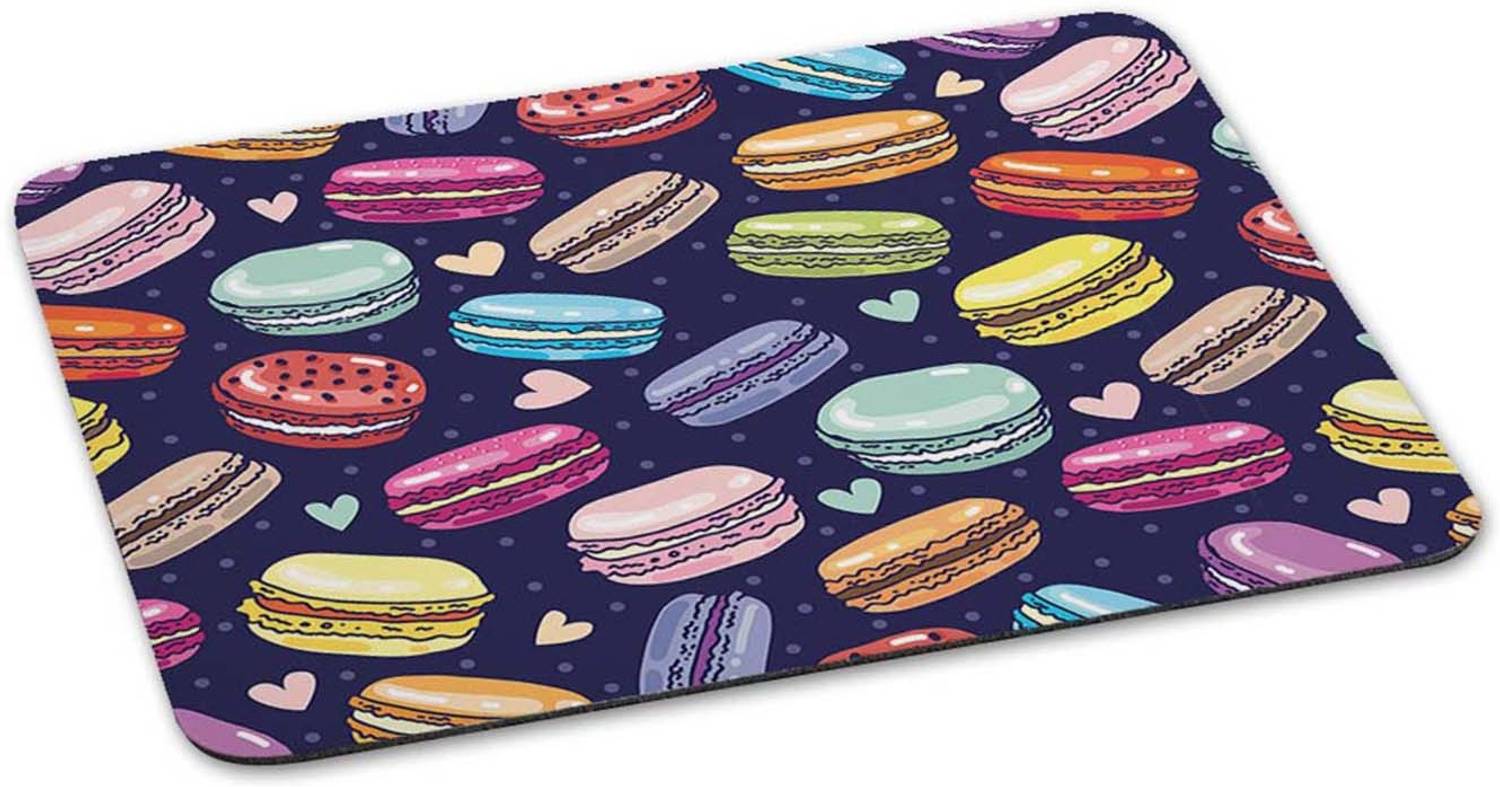 100yellow Mouse pad | Printed Mouse Pad | Designer High Quality Black Think Anti Skid Mouse Pad For Desktop and Laptop Computer- Ideal For Kids Mousepad