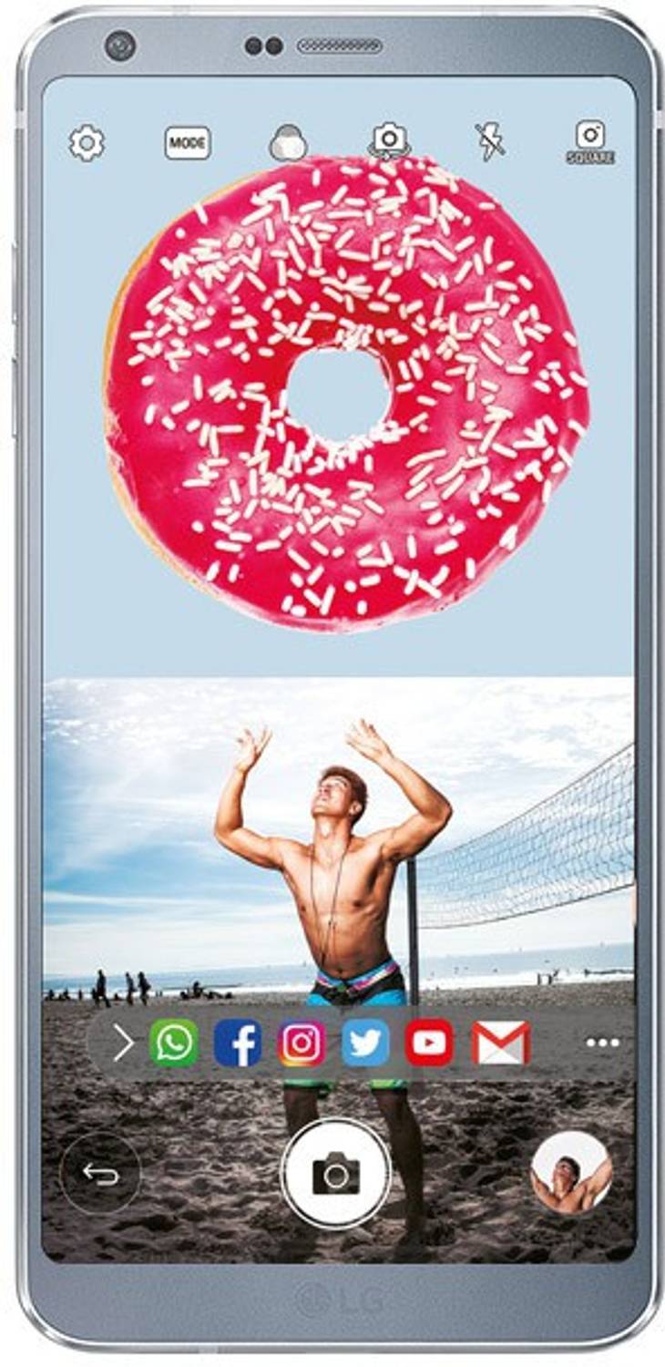 LG G6 (Platinum, 64 GB) (4 GB RAM)