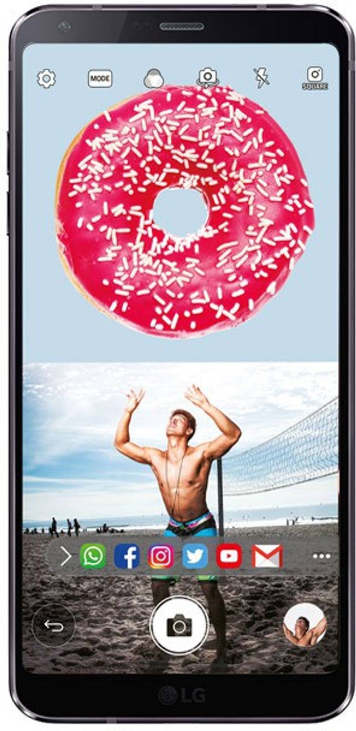 LG G6 (Black, 64 GB) (4 GB RAM)