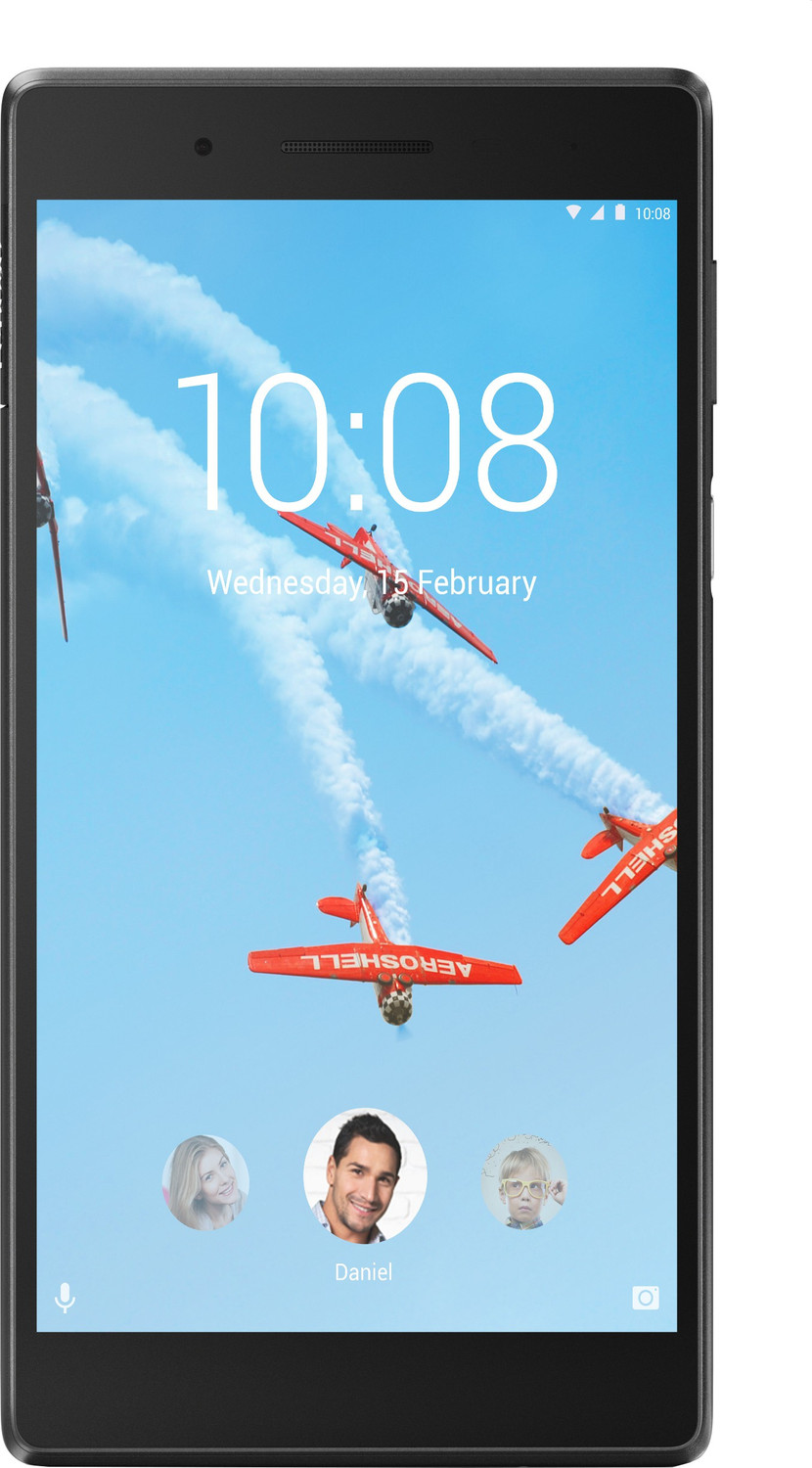 1 Essential 7 Tab Lenovo スレートブラック TB-7504X TAB7 【訳あり美品】Lenovo GB MediaTek 4G with inch 7 ROM GB 16 RAM Androidタブレット本体