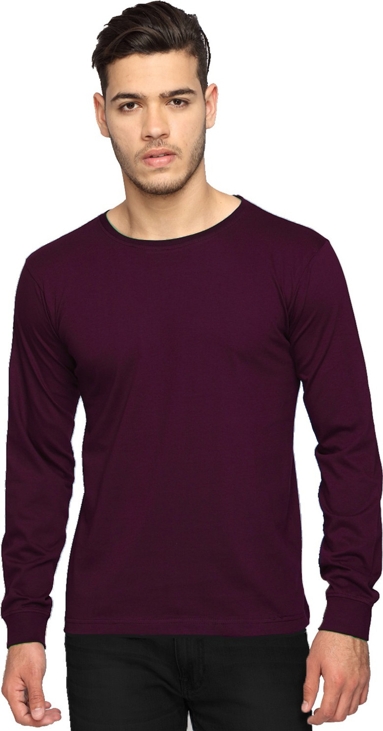 Image of ADRO Printed Men Round Neck Red T-Shirt
