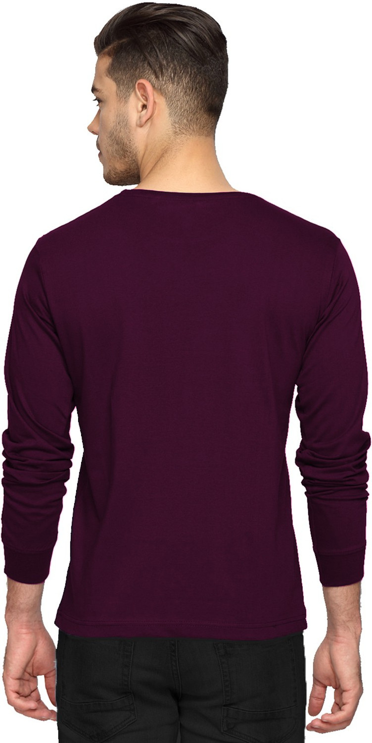 Image of ADRO Printed Men Round Neck Red T-Shirt
